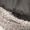 Hidden zip detail of peppa plump mat